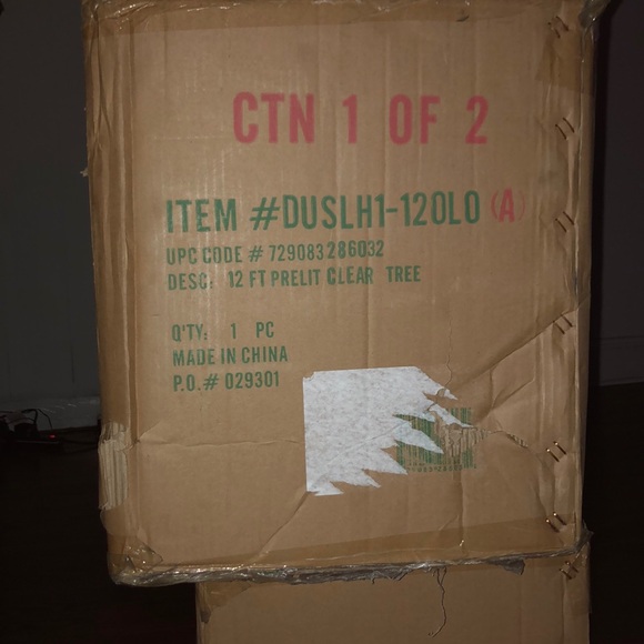 National Tree Company 12 ft prelit clear lights - Picture 3 of 4